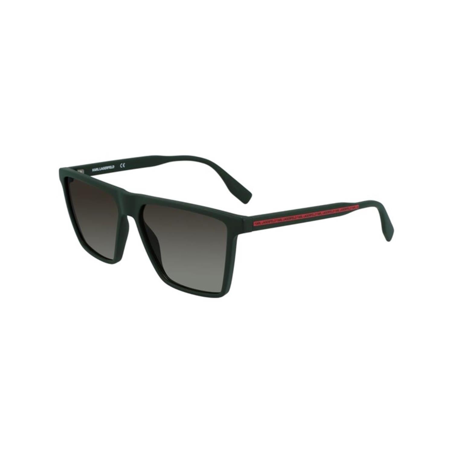 Karl Lagerfeld KL 6060S 316 57 Erkek Dikdörtgen Yeşil Kemik Güneş Gözlüğü