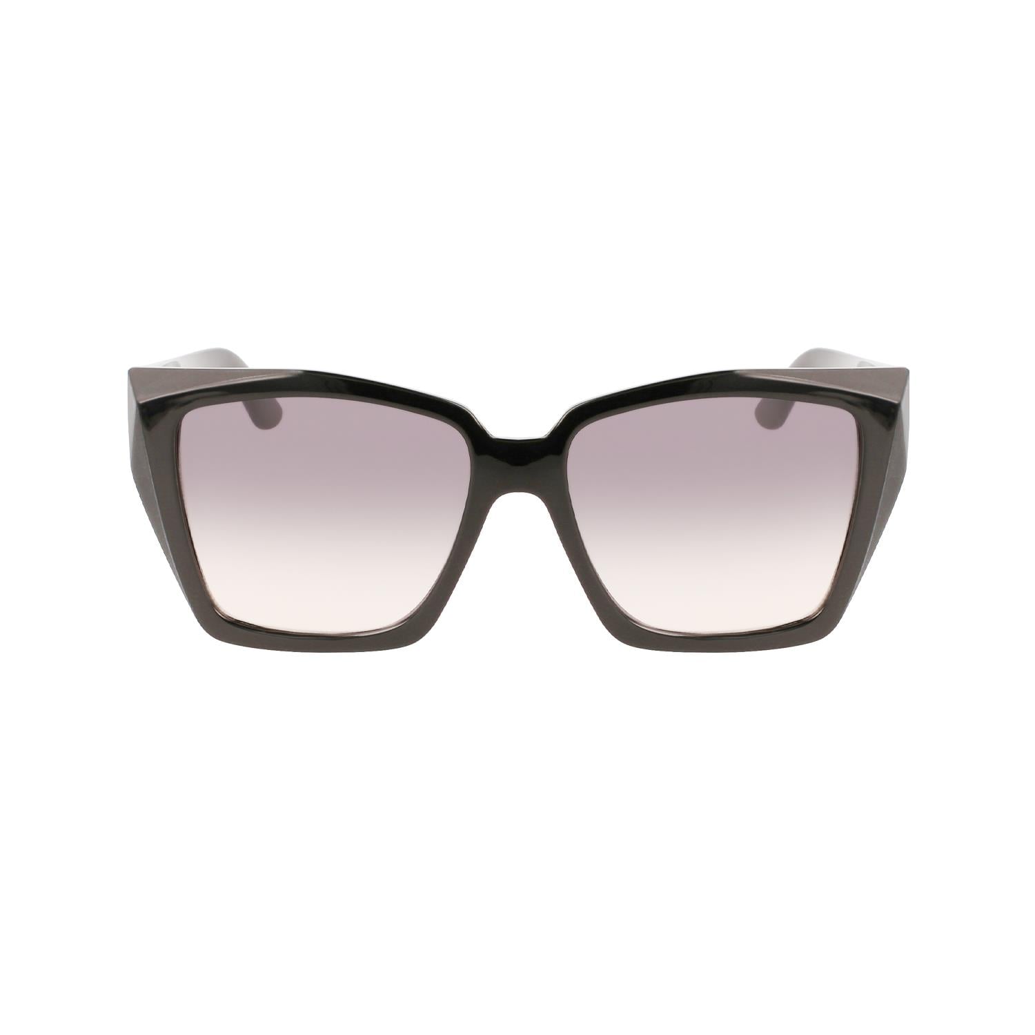 Karl Lagerfeld KL6072S 001 55 Kadın Kare Siyah Kemik Güneş Gözlüğü