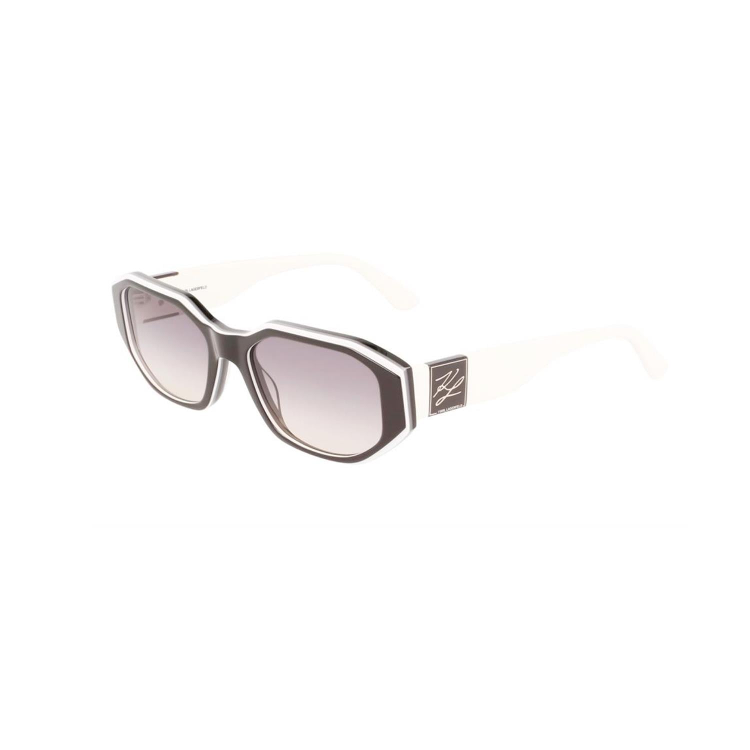 Karl Lagerfeld KL 6073S 006 Kadın Geometrik Beyaz Kemik Güneş Gözlüğü