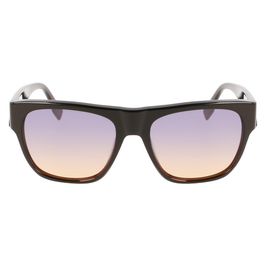 Karl Lagerfeld KL 6074S 001 55 Unisex Kare Siyah Kemik   Güneş Gözlüğü