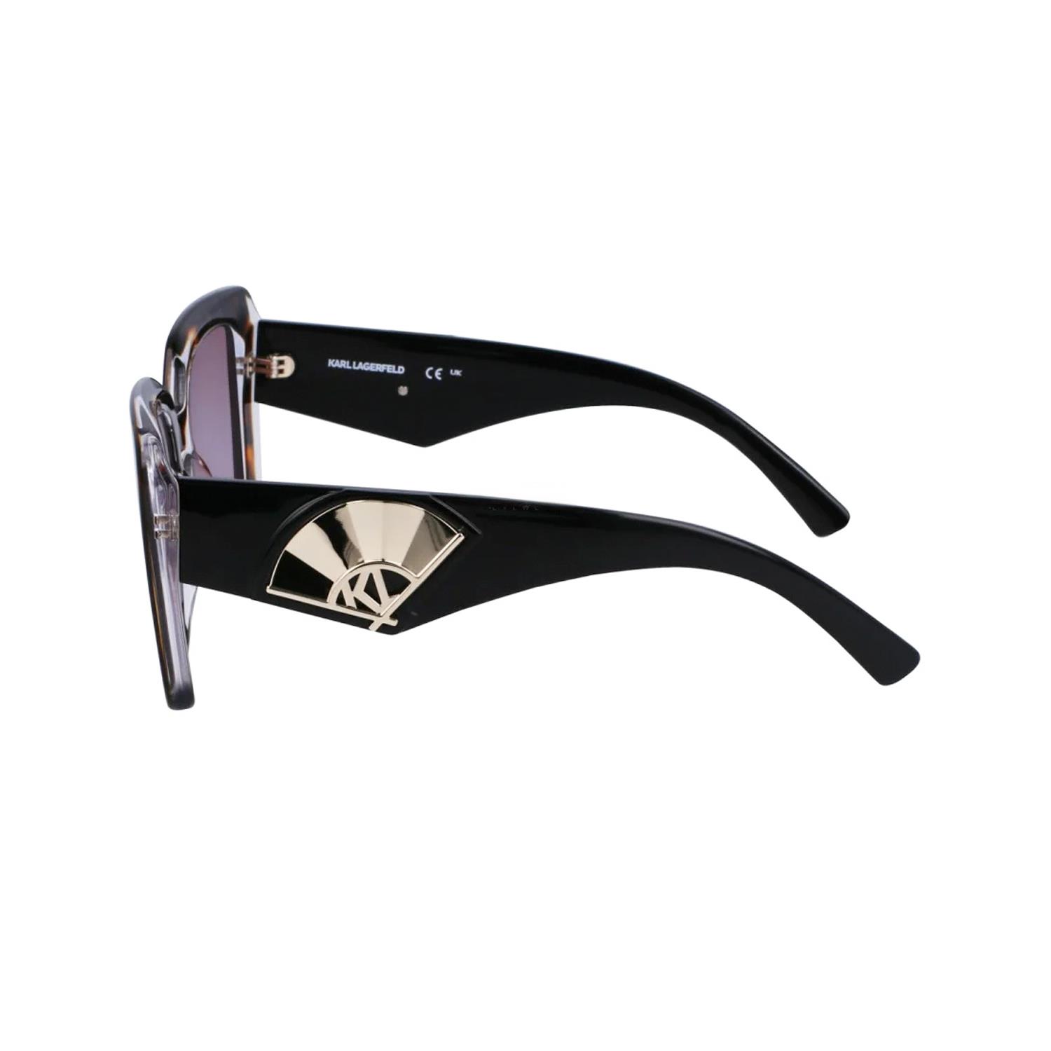 Karl Lagerfeld KL 6126S 242 52 Kadın Butterfly Kırçıllı Kahverengi Kemik Güneş Gözlüğü