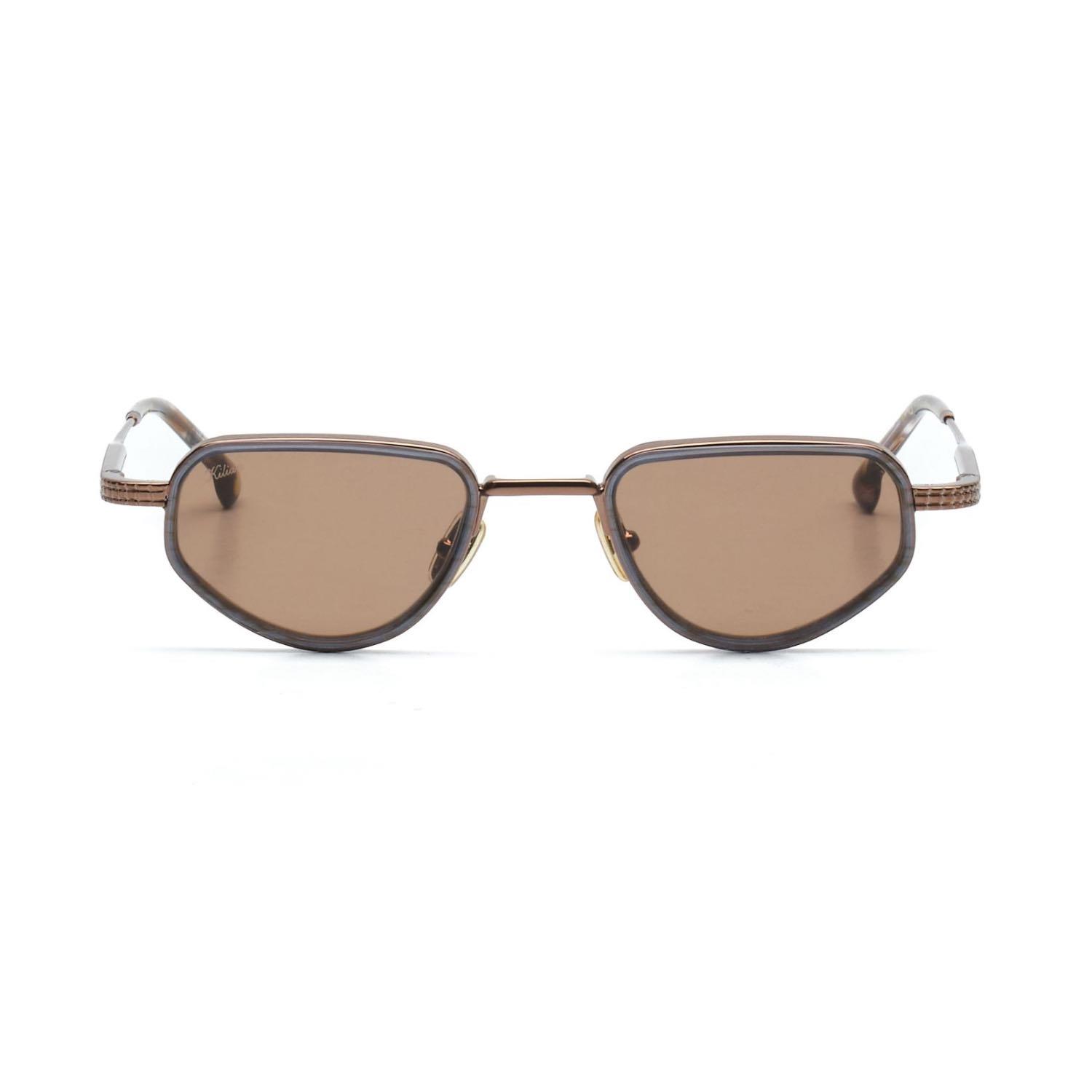 Kilian Buio C4 49 Unisex Geometrik Bronz Metal Güneş Gözlüğü