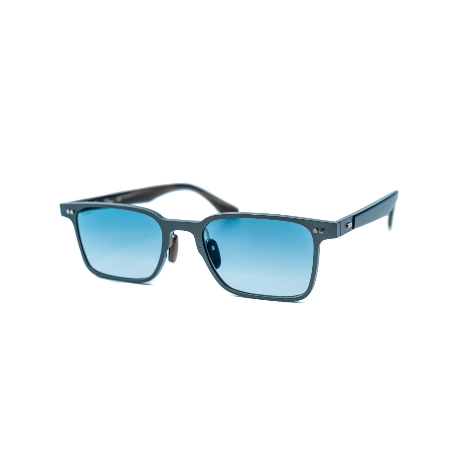 Kilian Fame C2 50 Unisex Dikdörtgen Füme Metal Güneş Gözlüğü