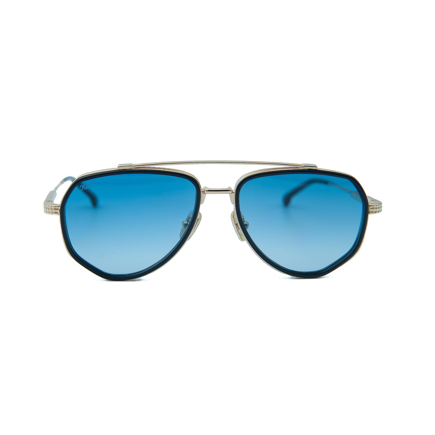 Kilian Immagine C2 Y3 55 Unisex Geometrik Gold Metal Güneş Gözlüğü