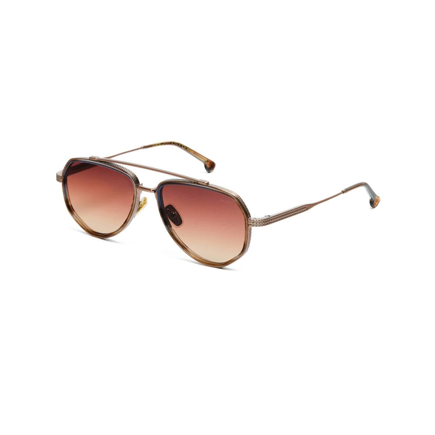 Kilian Immagine C3 Y3 55 Unisex Geometrik Gold Metal Güneş Gözlüğü