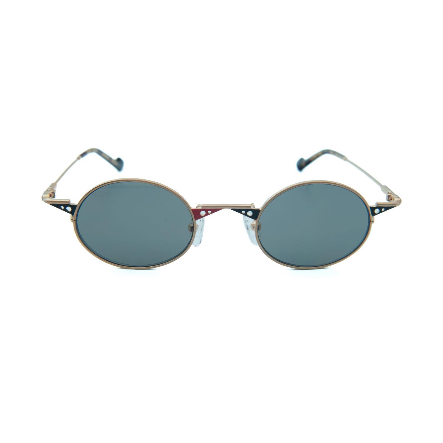 Kilian Pazzo C2 46 Unisex Oval Gold Metal Güneş Gözlüğü