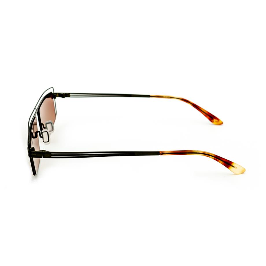 Kilian Puledro C3 54 Unisex Kahverengi Metal Dikdörtgen Güneş Gözlüğü