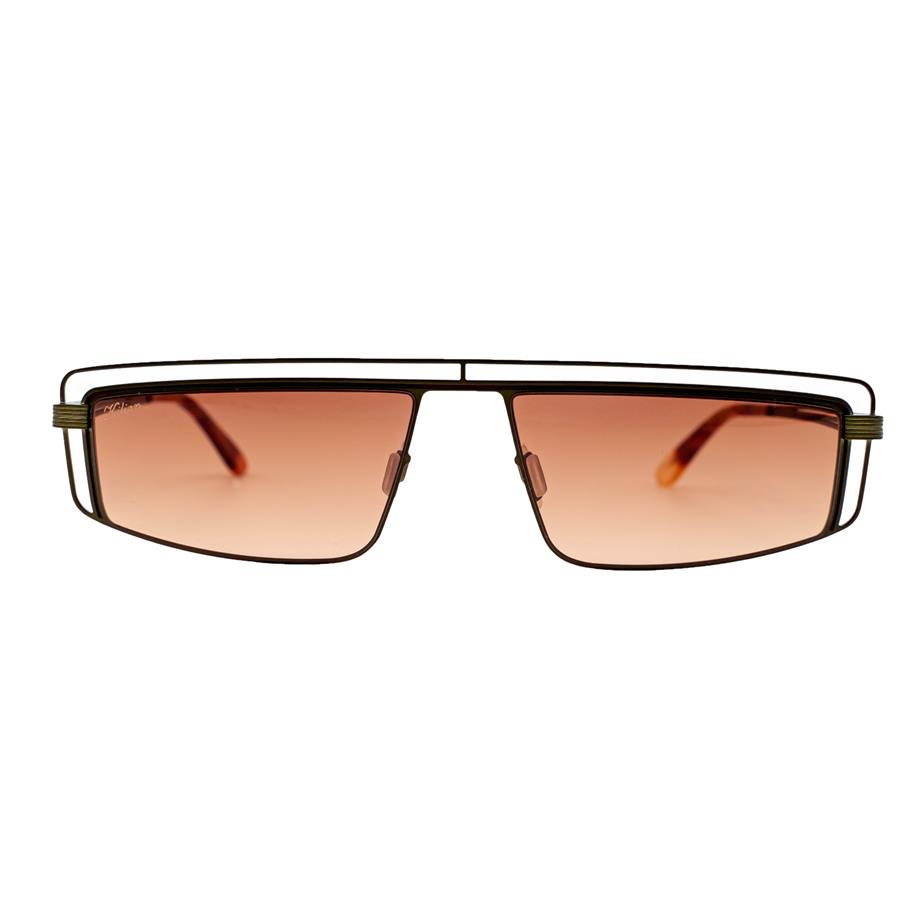 Kilian Puledro C3 54 Unisex Kahverengi Metal Dikdörtgen Güneş Gözlüğü