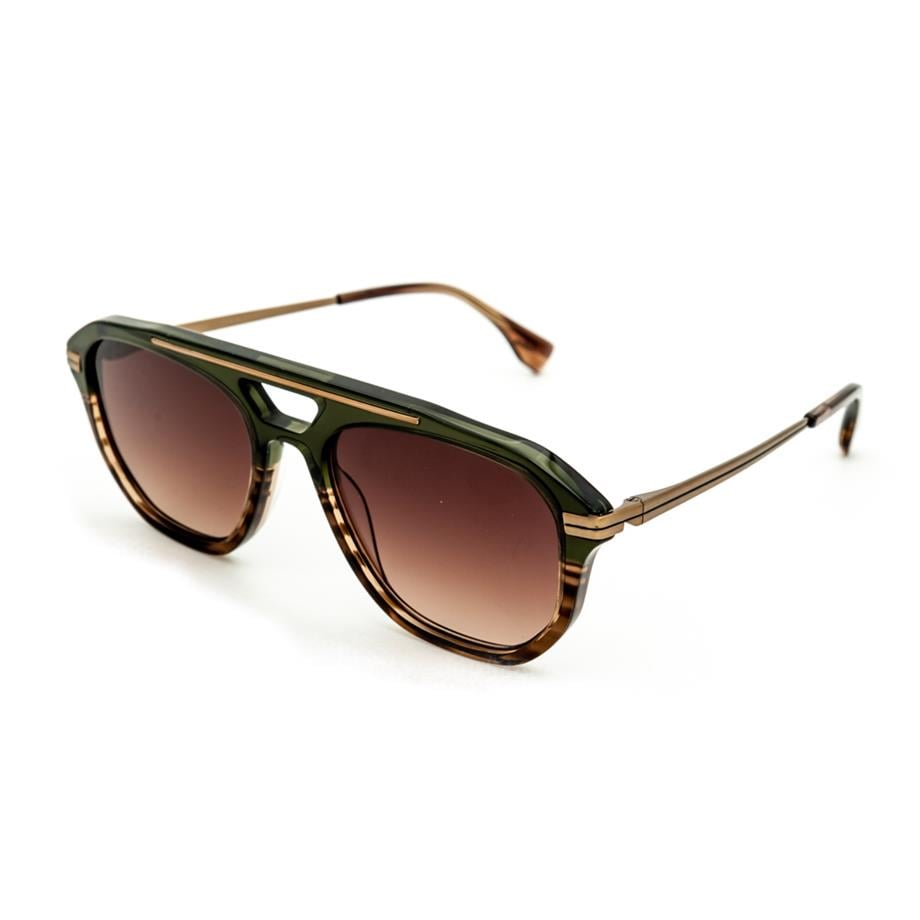 Kilian Ragozza C04 52 Unisex Yeşil Geometrik Güneş Gözlüğü