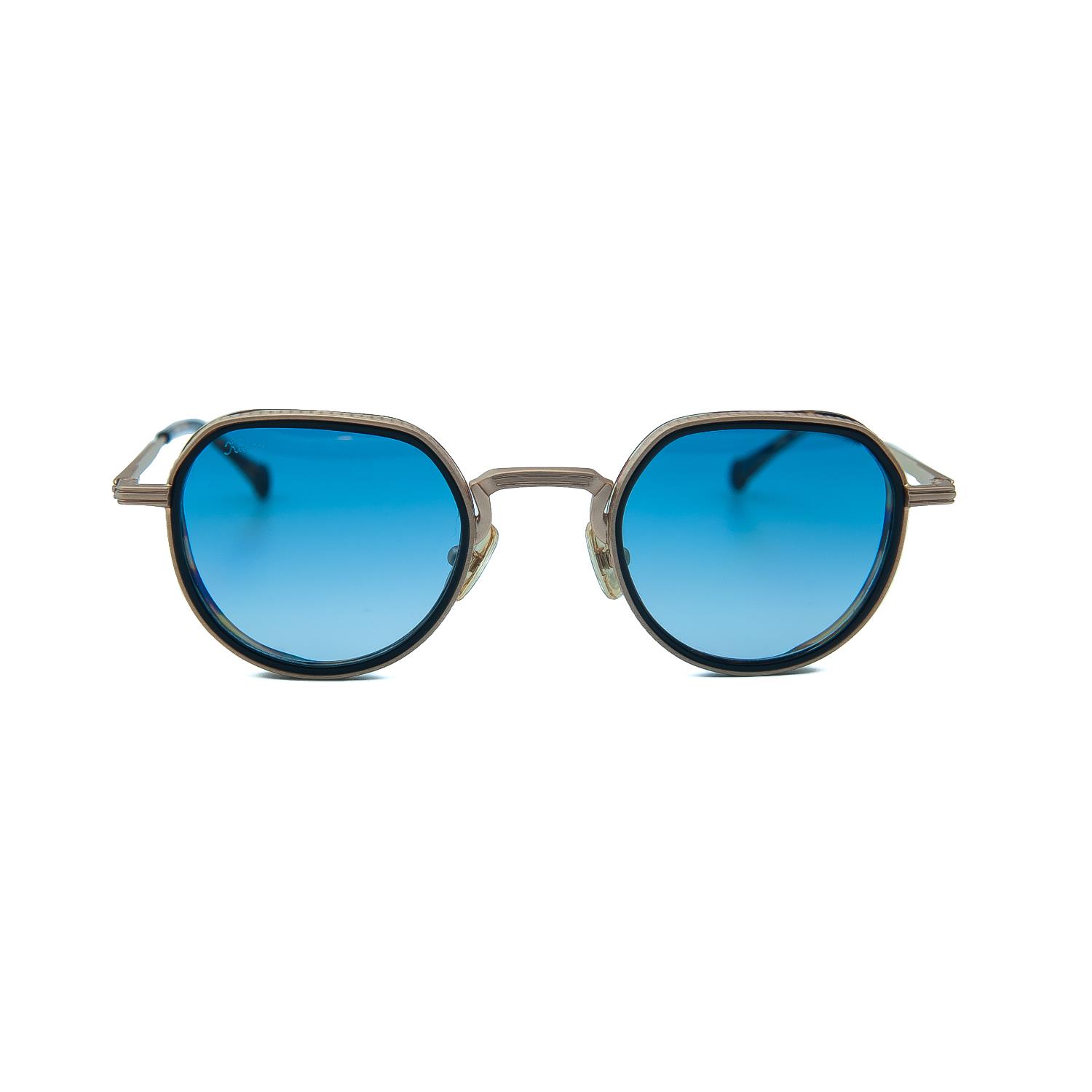 Kilian Rame C1 46 Unisex Oval Gold Metal Güneş Gözlüğü