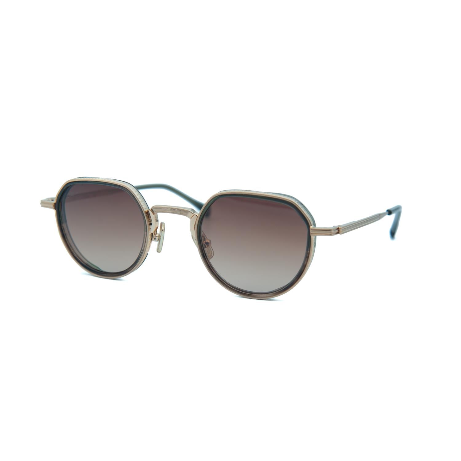 Kilian Rame C3 46 Unisex Yuvarlak Gold Metal Güneş Gözlüğü