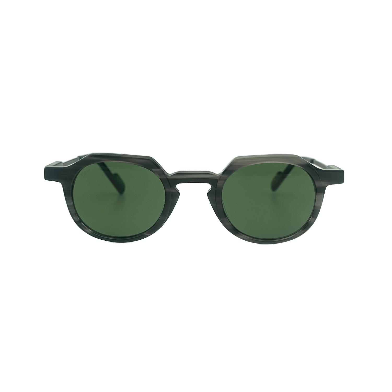 Kilian Ruby C13 46 Unisex Geometrik Füme Kemik Güneş Gözlüğü