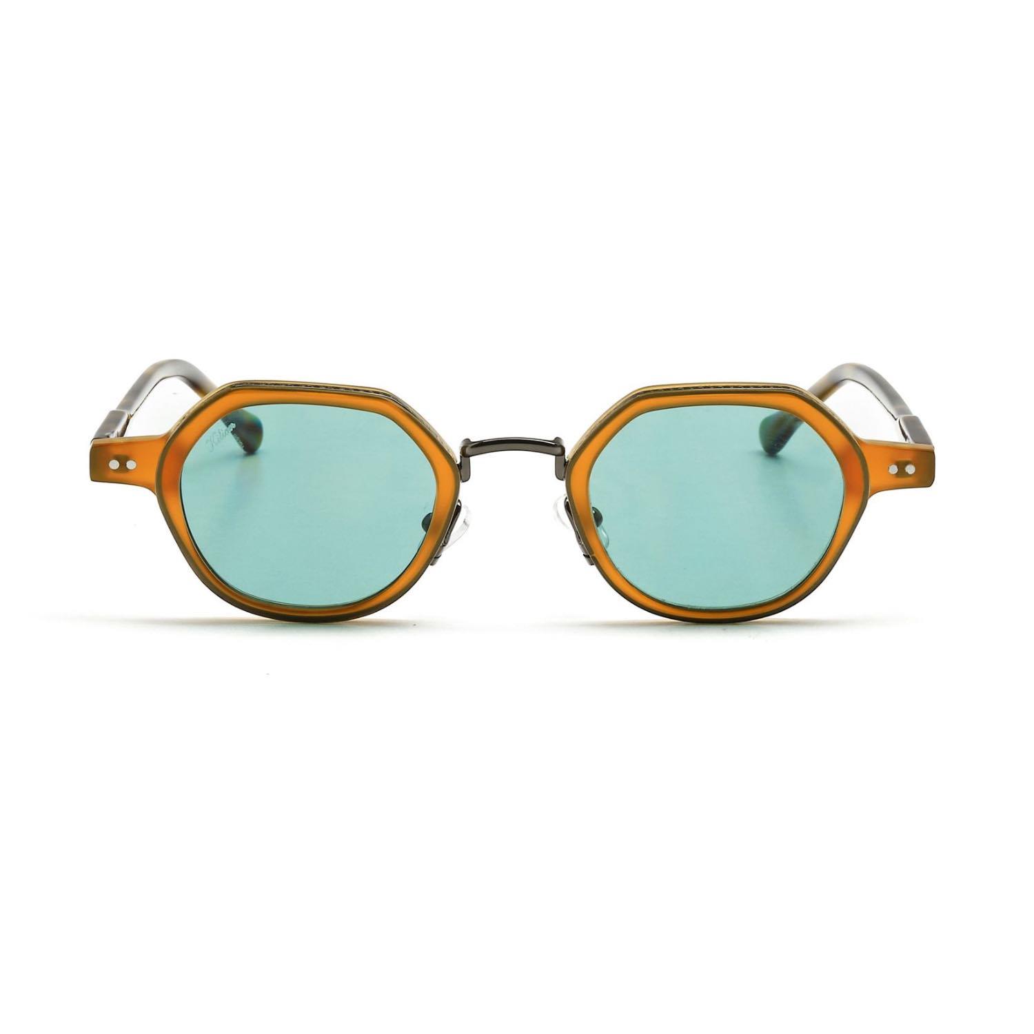 Kilian Scherzo C7 45 Unisex Geometrik Sarı Kemik Güneş Gözlüğü