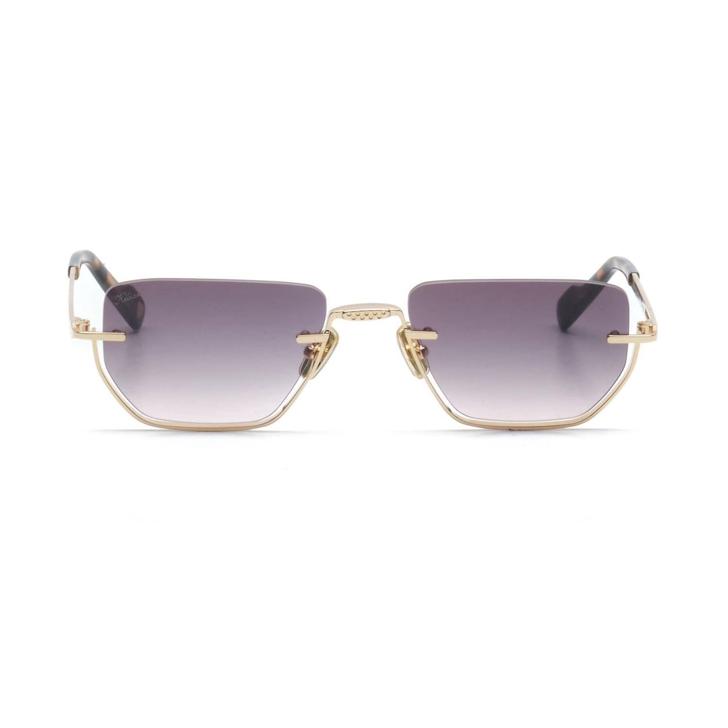 Kilian Tremante C2 53 Unisex Geometrik Gold Metal Güneş Gözlüğü