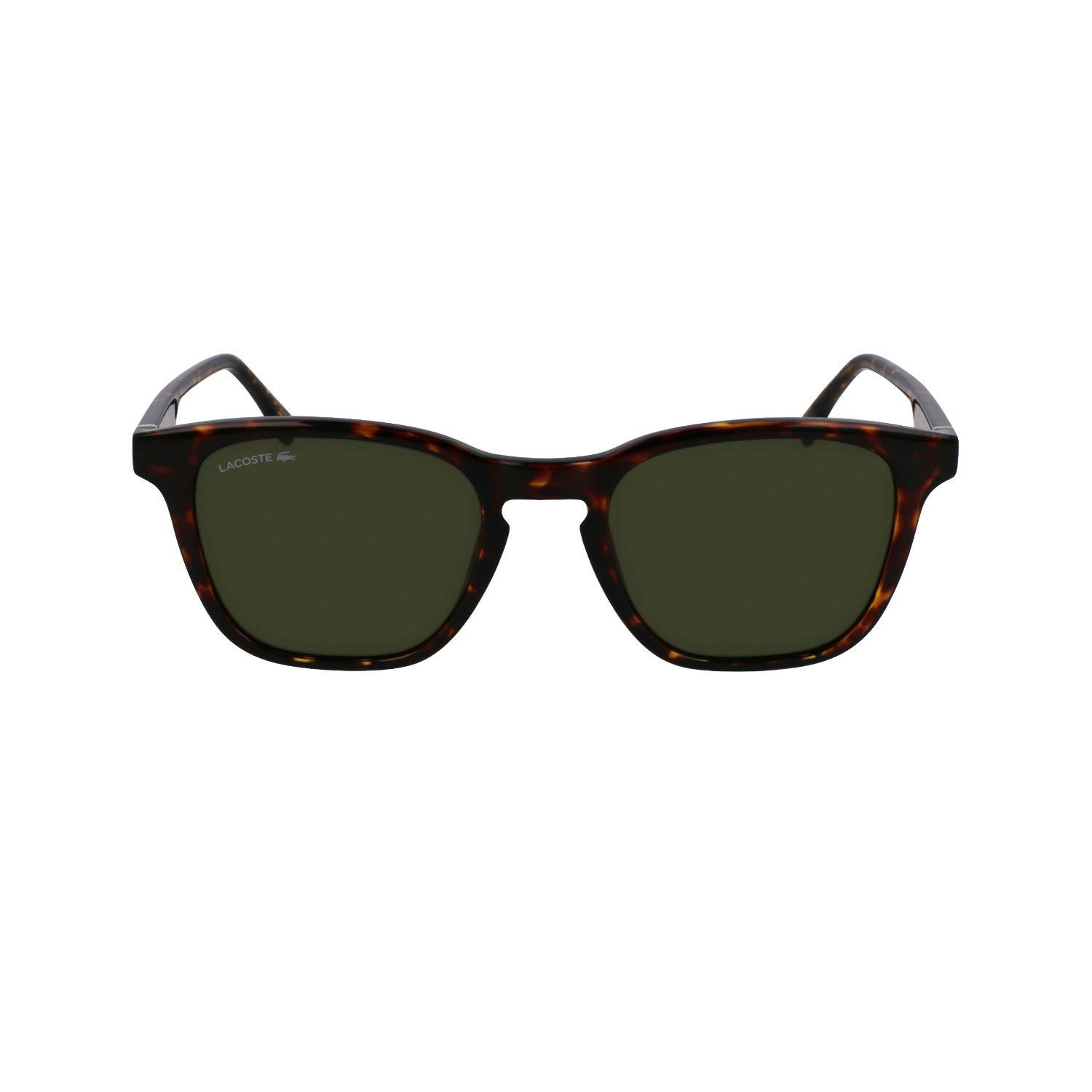 Lacoste L 6040S 214 51 Unisex Kare Kırçıllı Kahverengi Kemik Güneş Gözlüğü