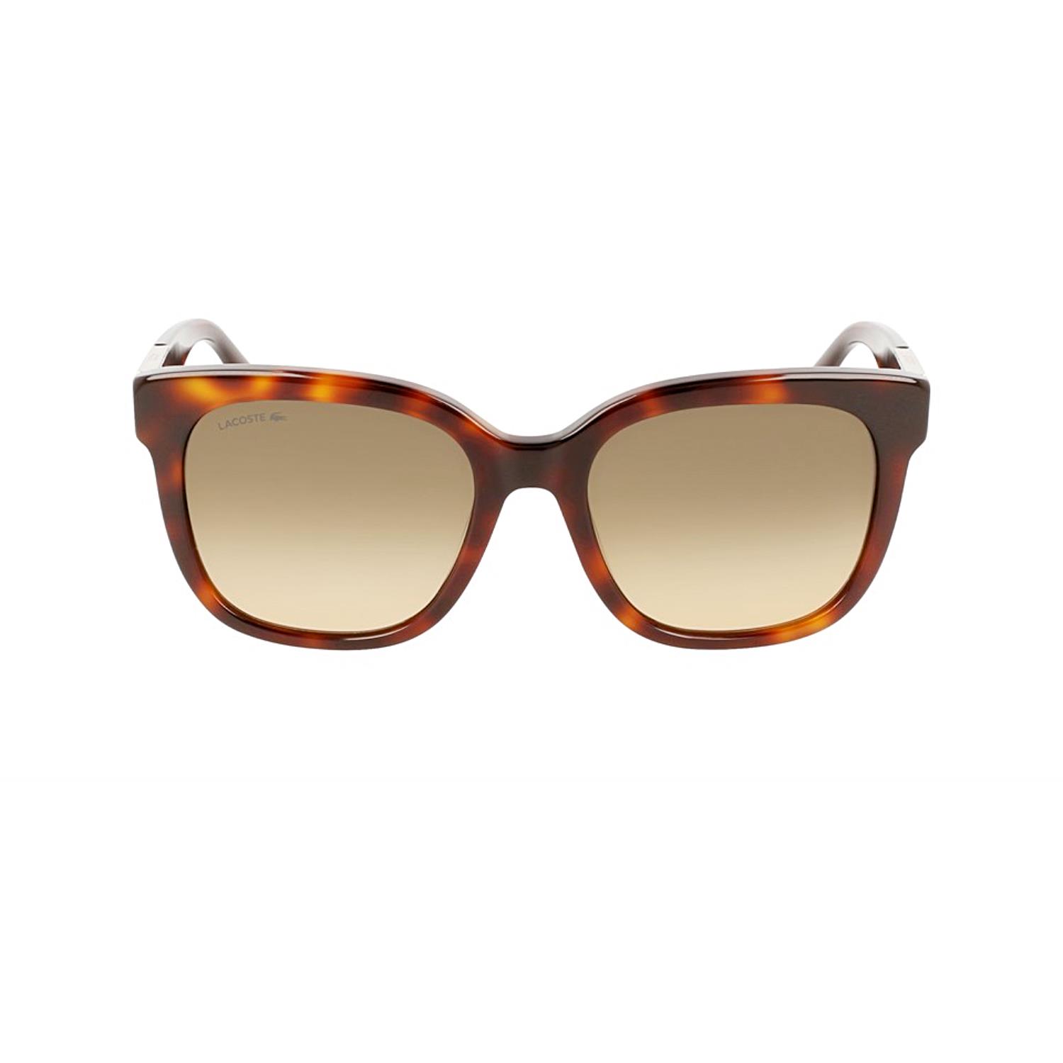 Lacoste L 970S 230 55 Unisex Dikdörtgen Kahverengi Kemik Güneş Gözlüğü