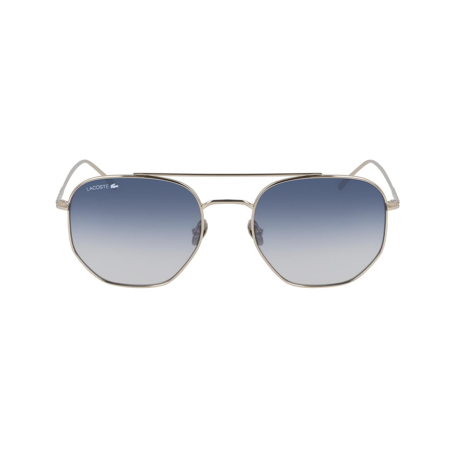 Lacoste L 210S 718 54 Unisex Geometrik Gold Metal Güneş Gözlüğü
