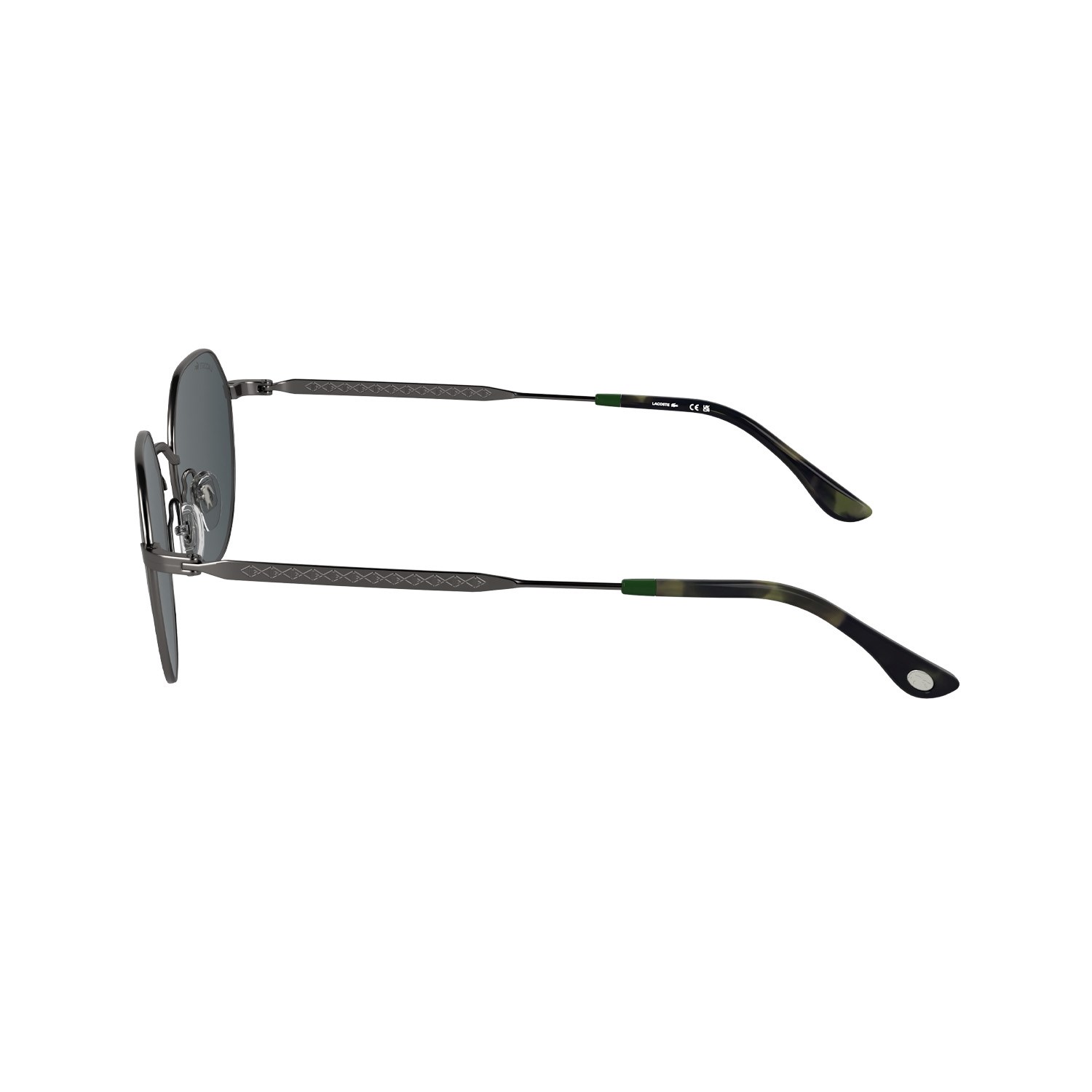 Lacoste L 268S 035 53 Unisex Oval Gun Metal Güneş Gözlüğü