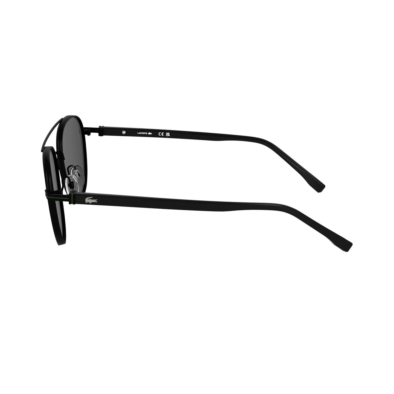 Lacoste L271SN 002 54 Unisex Oval Siyah Metal Güneş Gözlüğü