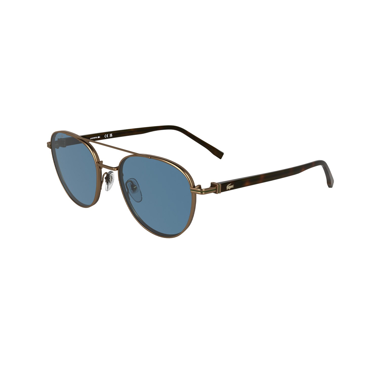 Lacoste L271SN 750 54 Unisex Oval Gold Metal Güneş Gözlüğü