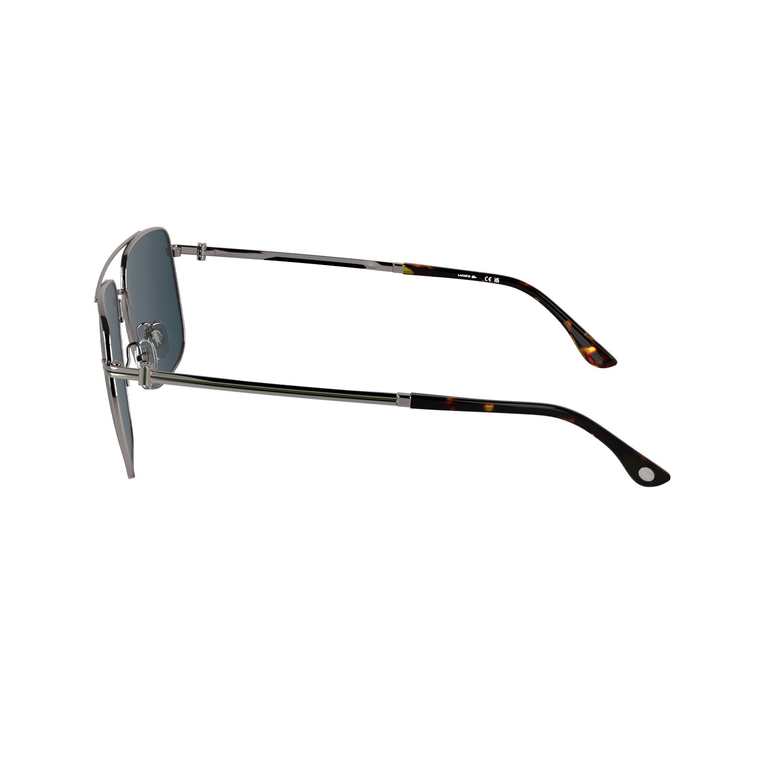 Lacoste L 272S 038 58 Erkek Geometrik Gun Metal Güneş Gözlüğü