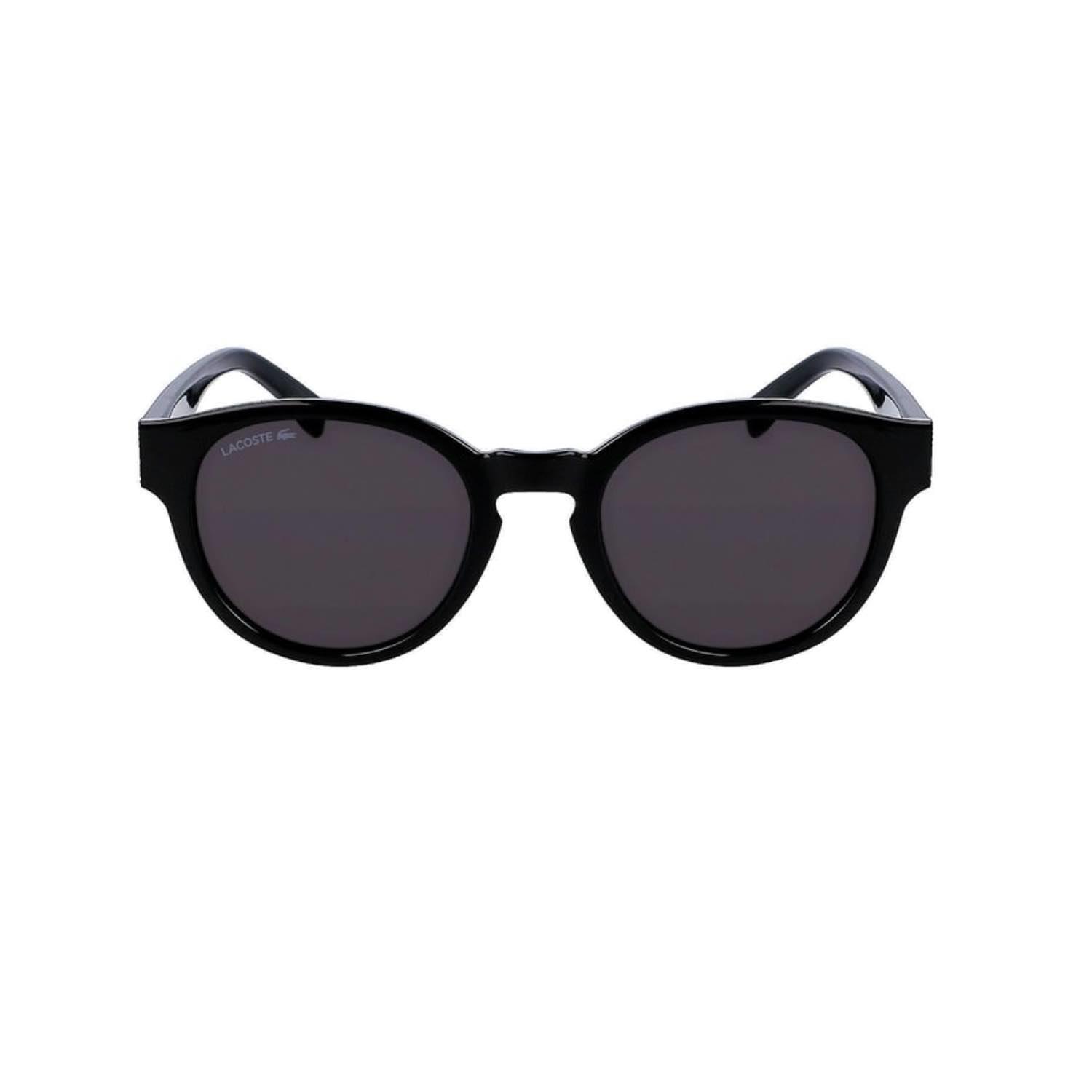 Lacoste L 6000S 001 51 Unisex Oval Siyah Kemik Güneş Gözlüğü