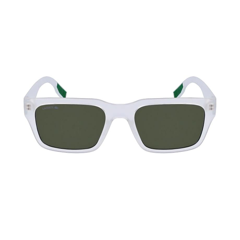 Lacoste L 6004S 970 55 Unisex Dikdörtgen Şeffaf Kemik Güneş Gözlüğü