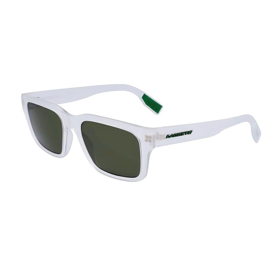 Lacoste L 6004S 970 55 Unisex Dikdörtgen Şeffaf Kemik Güneş Gözlüğü