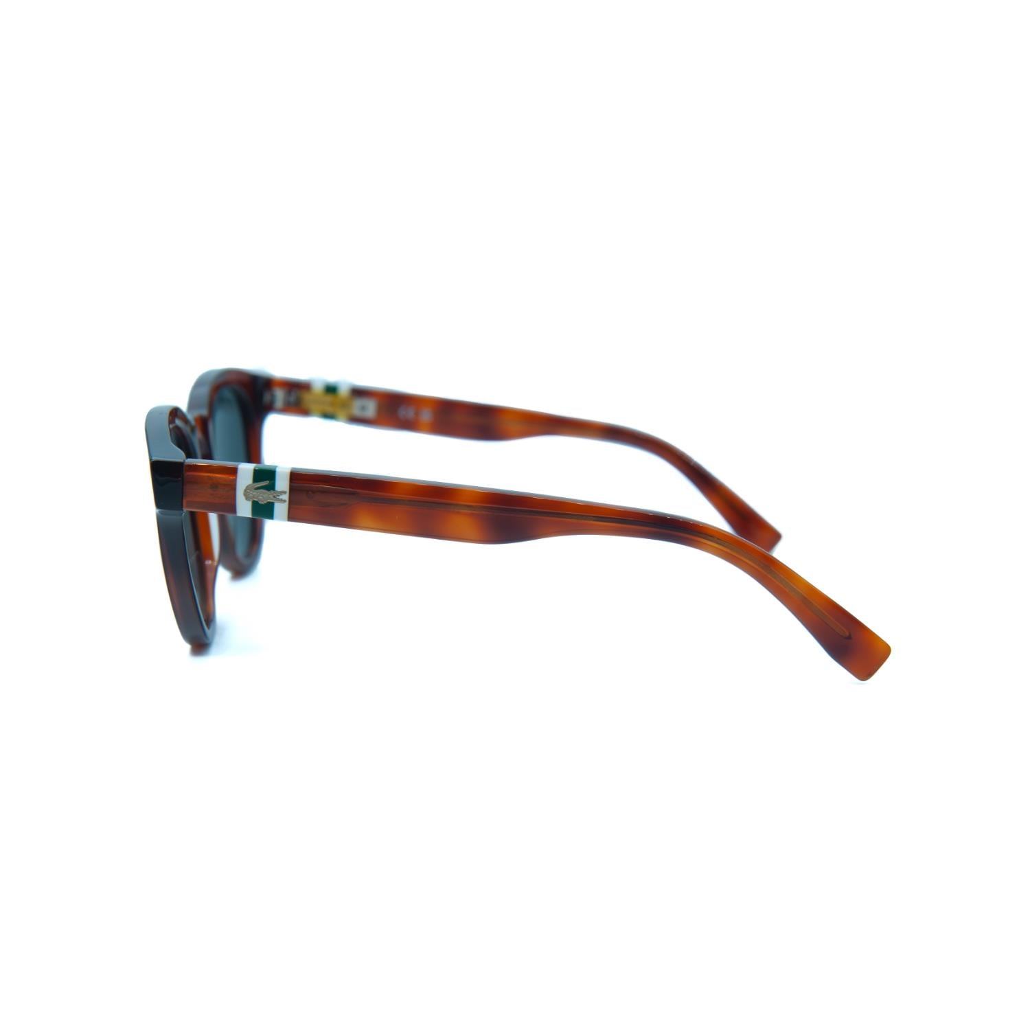 Lacoste L 6006S 218 49 Kadın Oval Kırçıllı Kahverengi Kemik Güneş Gözlüğü