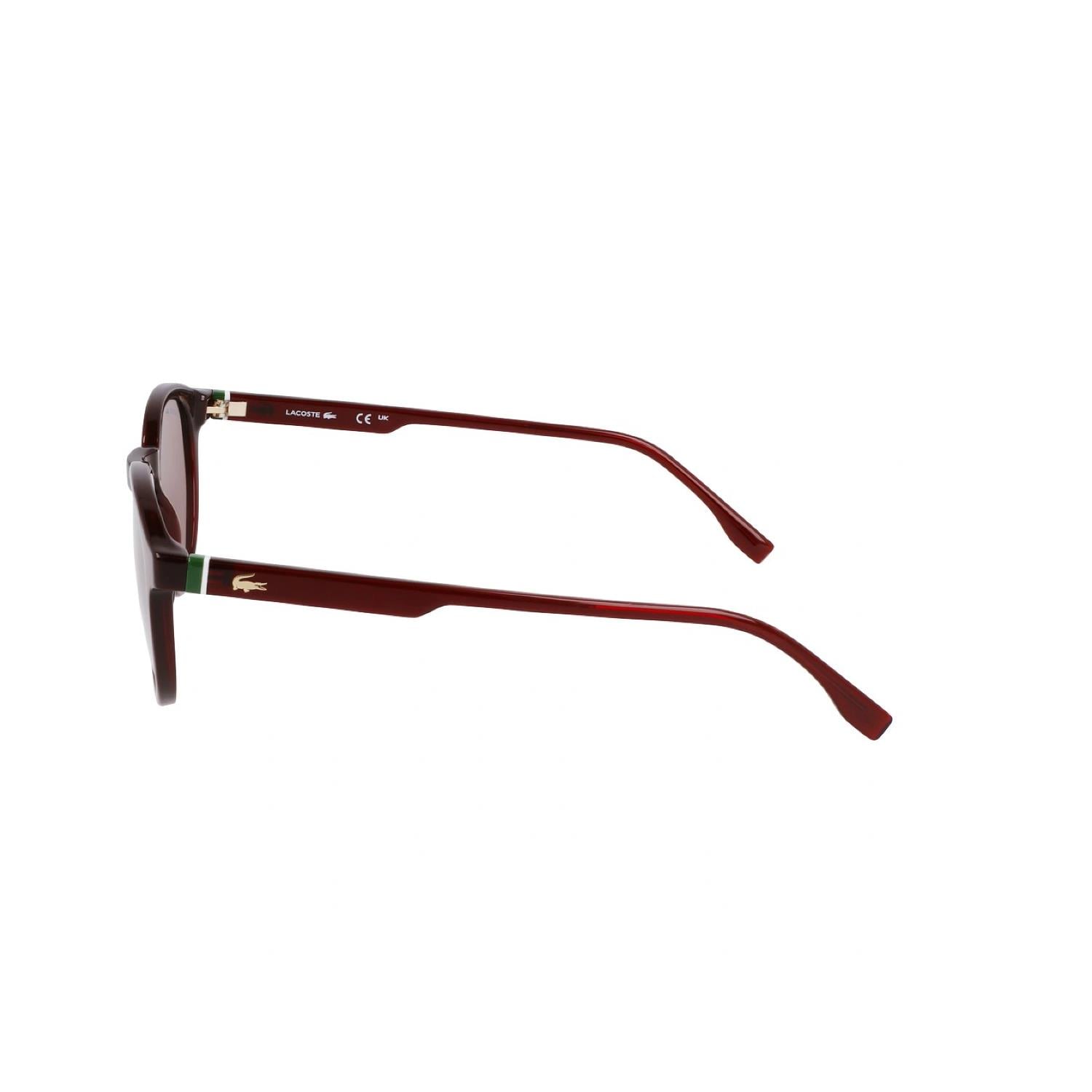 Lacoste L 6030S 601 50 Unisex Oval Kırmızı Şeffaf Güneş Gözlüğü