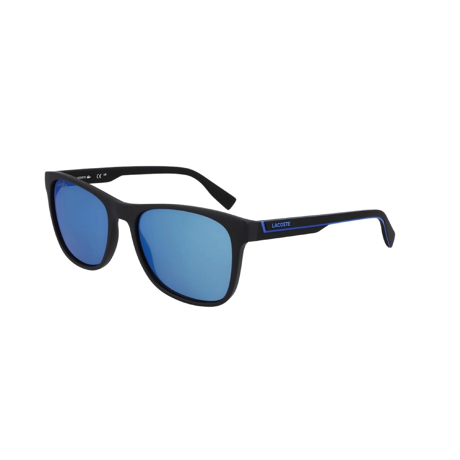 Lacoste L 6031S 002 56 Erkek Oval Füme Kemik Güneş Gözlüğü