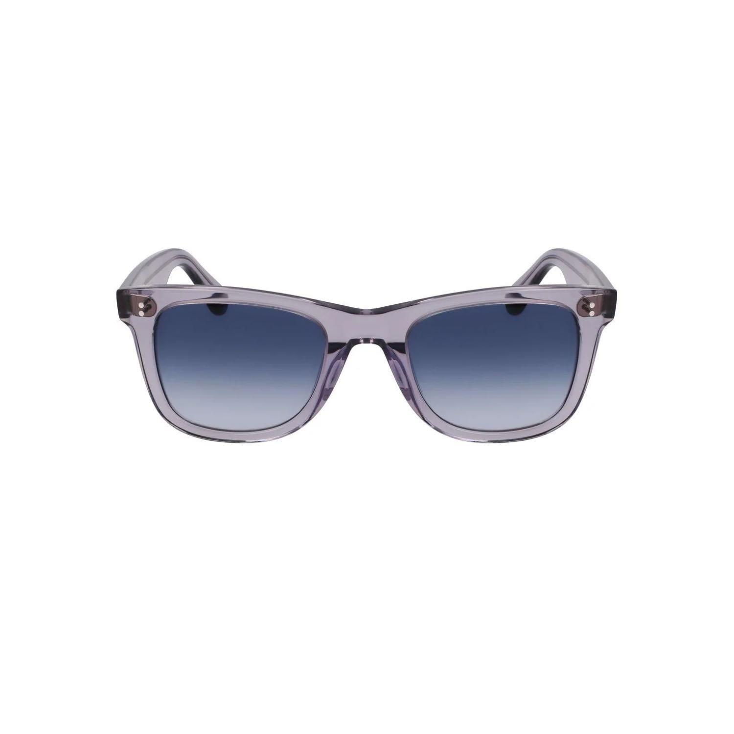 Lacoste L 6036S 035 50 Unisex Dikdörtgen Şeffaf Füme Kemik Güneş Gözlüğü