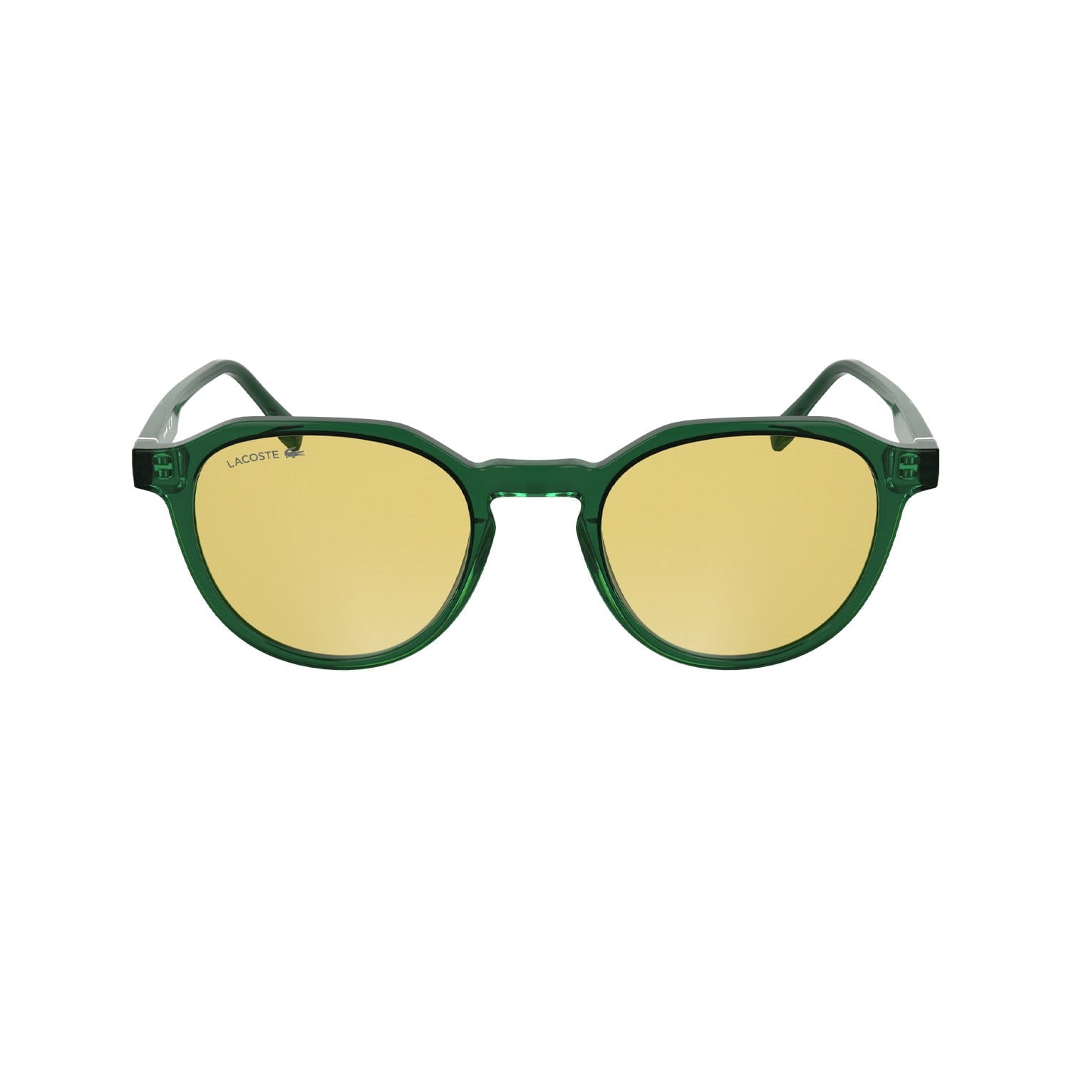 Lacoste L 6052S 301 51 Unisex Oval Şeffaf Yeşil Kemik Güneş Gözlüğü