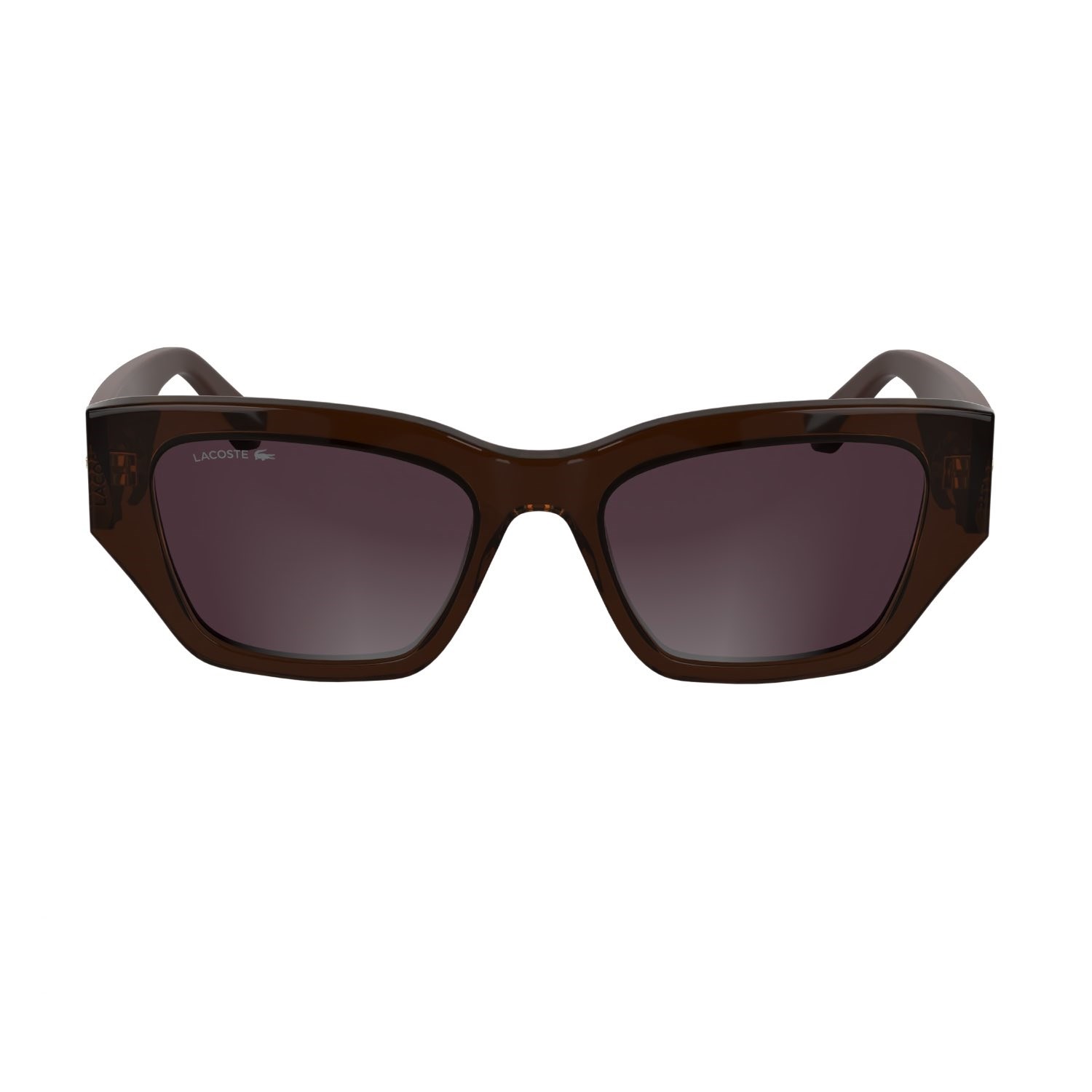 Lacoste L 6053S 210 52 Kadın Cat Eye Bordo Kemik Güneş Gözlüğü