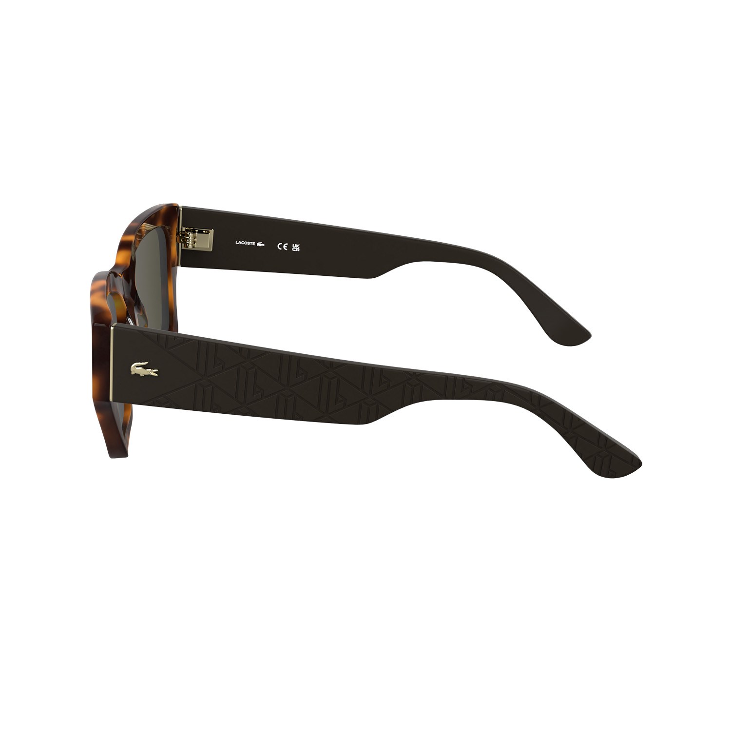 Lacoste L 6053S 214 52 Kadın Cat Eye Kırçıllı Kahverengi Kemik Güneş Gözlüğü