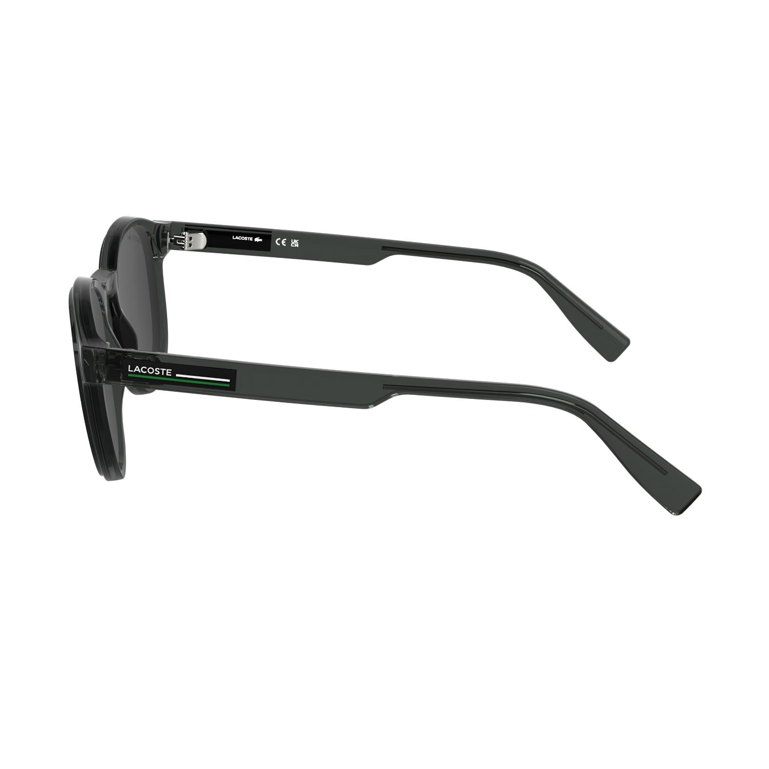 Lacoste L 6055S 035 51 Unisex Oval Gri Kemik Güneş Gözlüğü