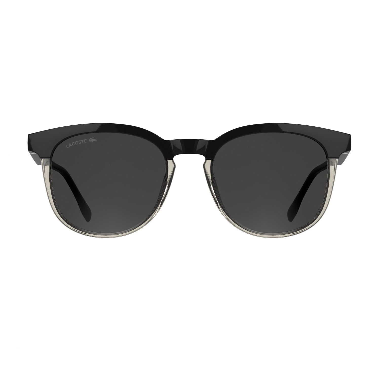 Lacoste L 6073S 001 52 Erkek Oval Siyah Kemik Güneş Gözlüğü