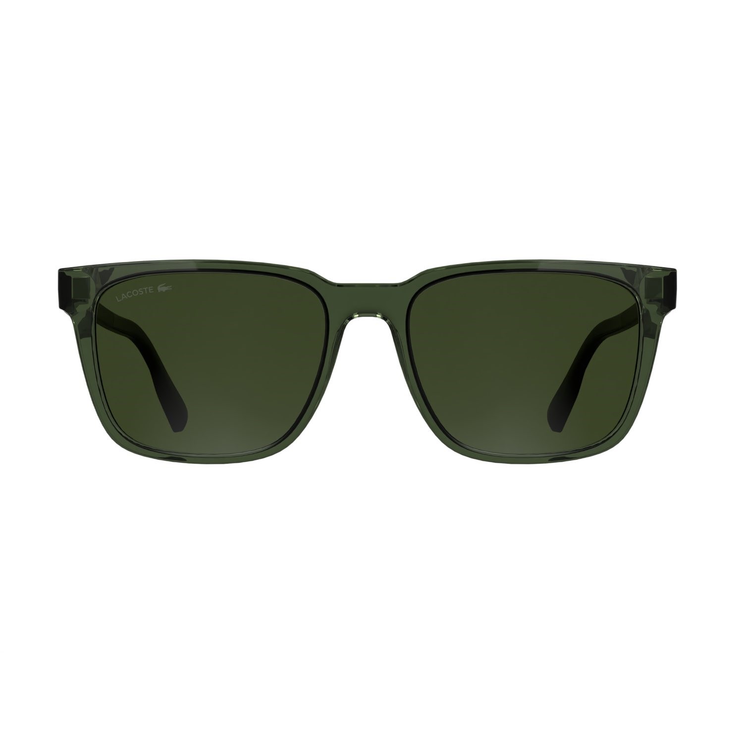 Lacoste L 6077S 301 55 Unisex Dikdörtgen Yeşil Kemik Güneş Gözlüğü