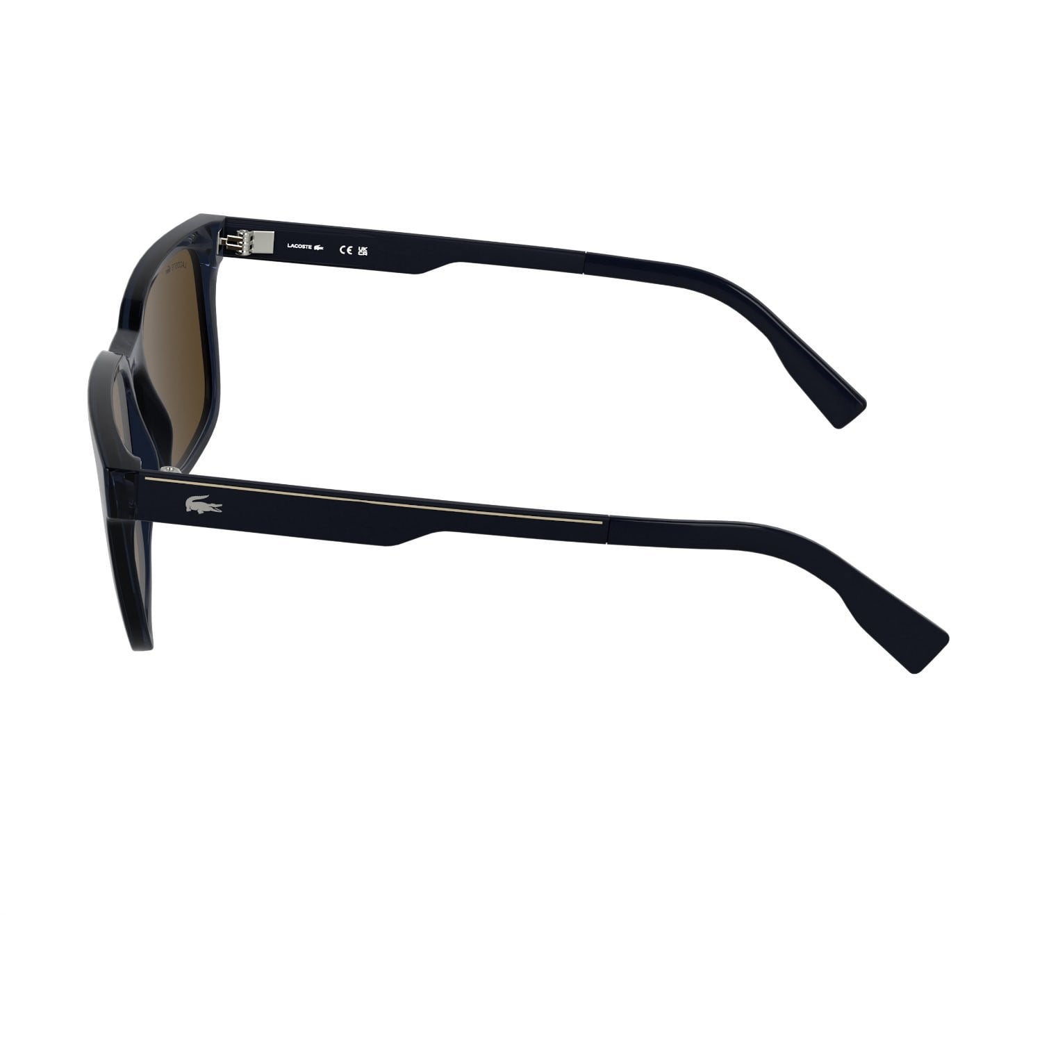 Lacoste L 6077S 410 55 Unisex Dikdörtgen Mavi Kemik Güneş Gözlüğü