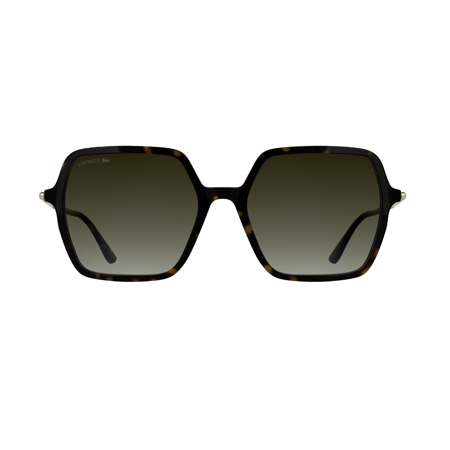 Lacoste L 6079S 230 57 Kadın Geometrik Kırçıllı Kahverengi Kemik Güneş Gözlüğü
