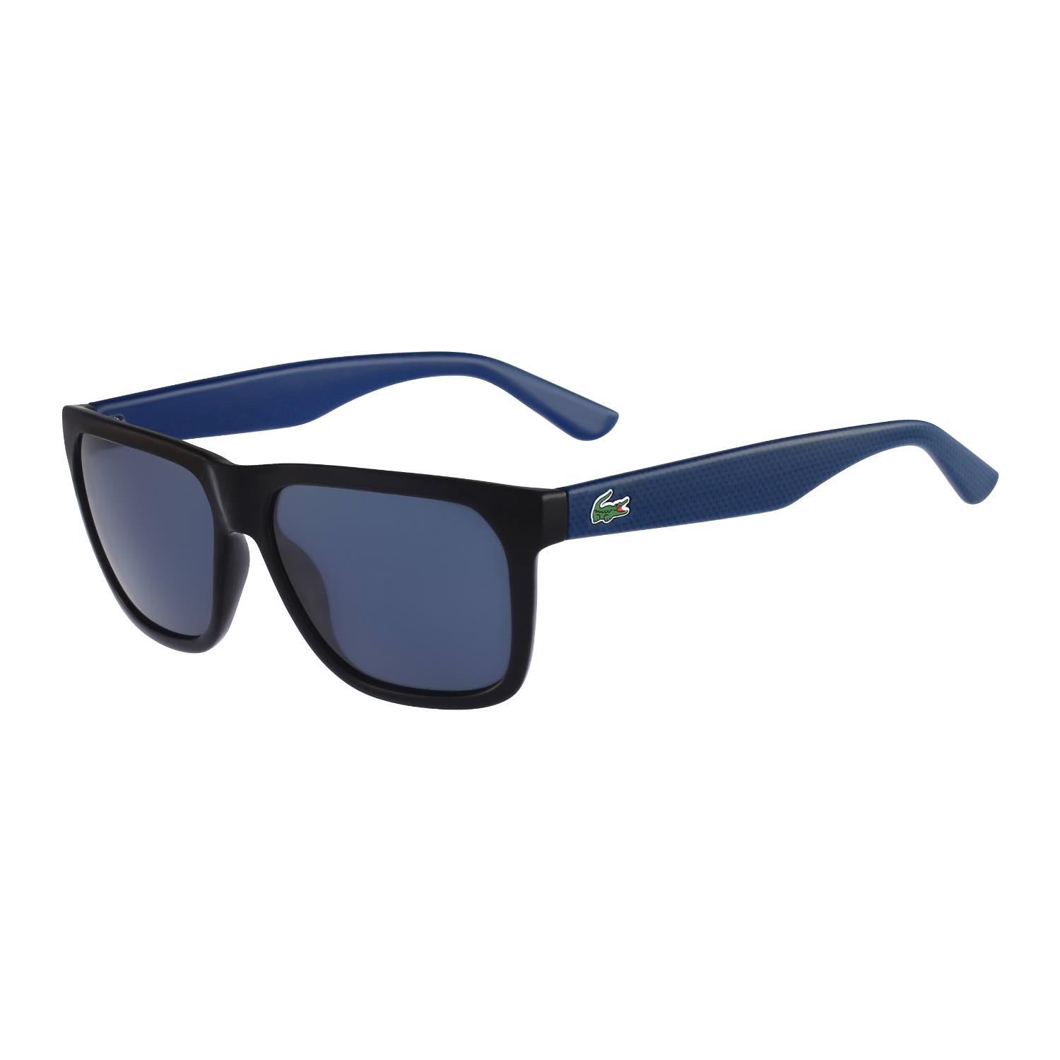 Lacoste L 732S 001 56 Erkek Dikdörtgen Siyah Kemik Güneş Gözlüğü