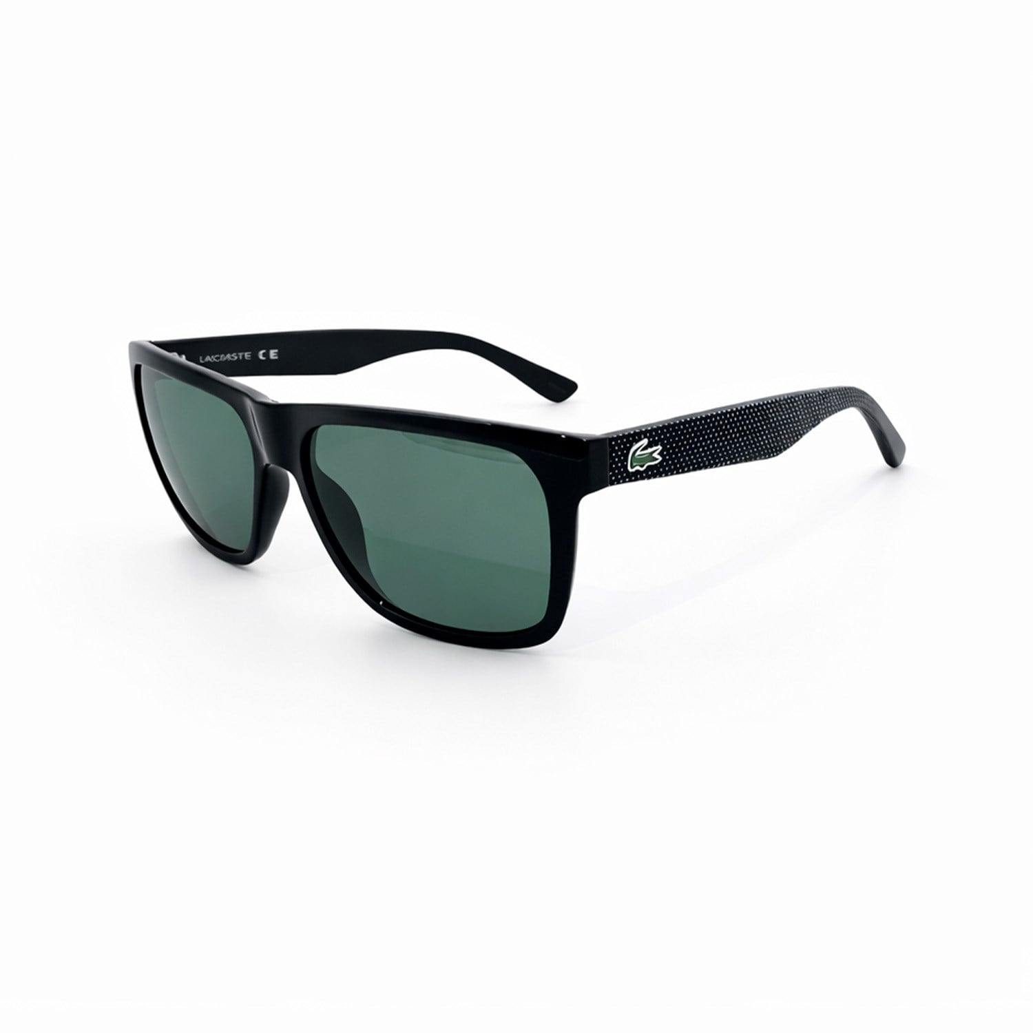 Lacoste L 732S 005 56 Erkek Dikdörtgen Siyah Kemik Güneş Gözlüğü