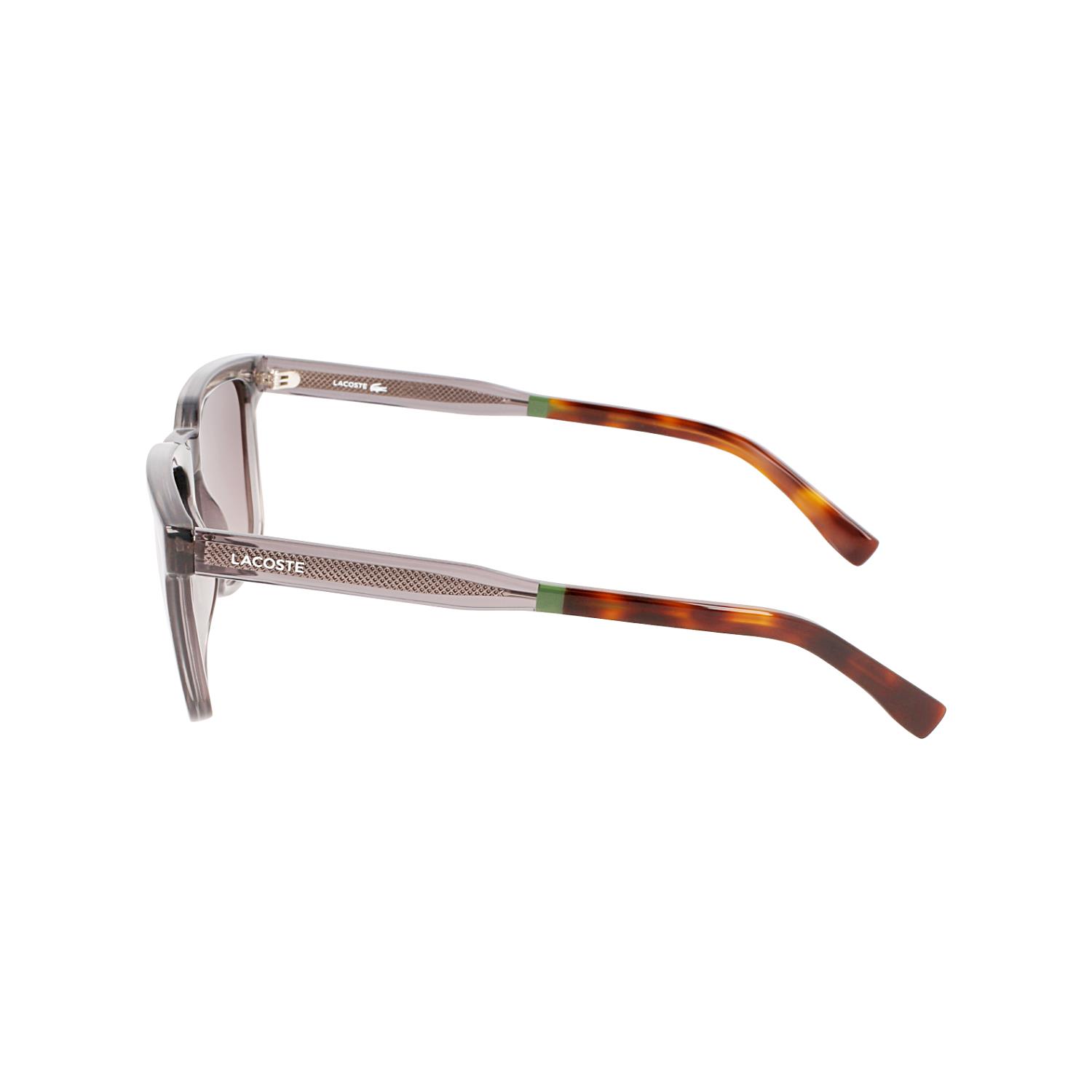 Lacoste L 954S 020 53 Erkek Dikdörtgen Şeffaf Kemik Güneş Gözlüğü