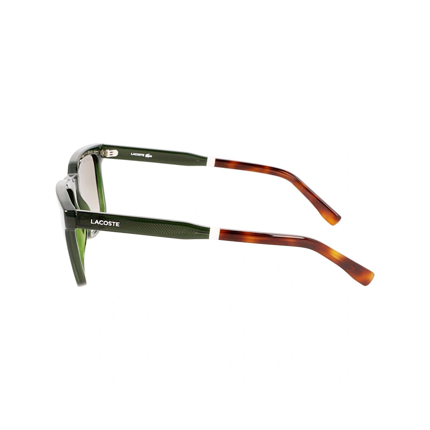 Lacoste L 954S 300 53 Unisex Dikdörtgen Yeşil Kemik Güneş Gözlüğü