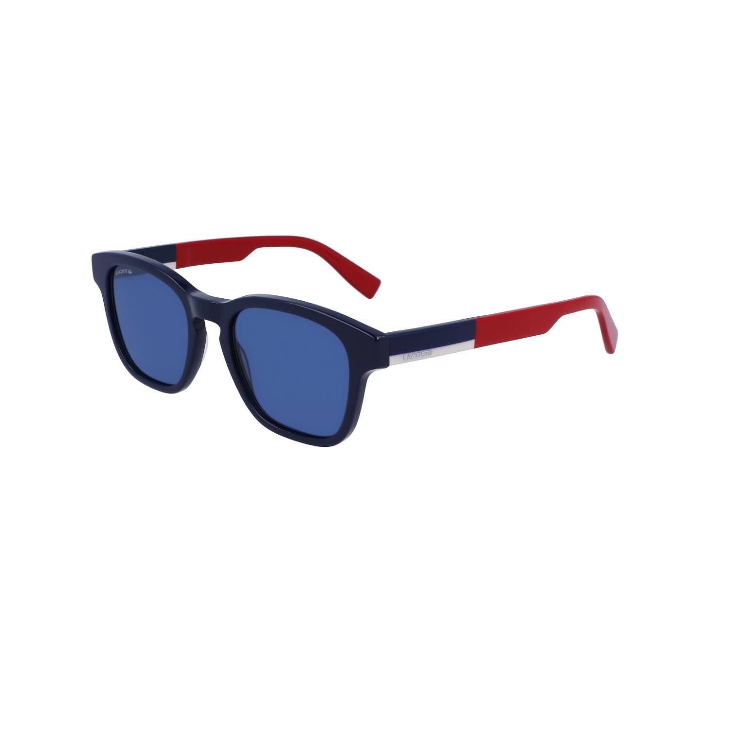 Lacoste L 986S 410 52 Erkek Kare Mavi Kemik Güneş Gözlüğü