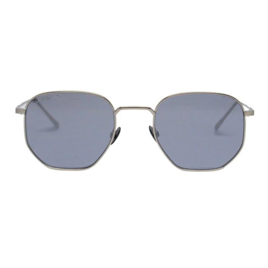 Lacoste L 198S 033 51 Unisex  Geometrik Gri Metal Güneş Gözlüğü