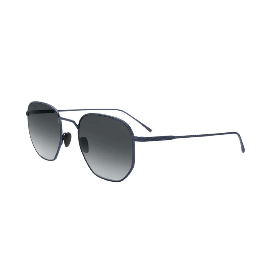 Lacoste L 198S 424 51 Unisex Geometrik Lacivert Meta Güneş Gözlüğü