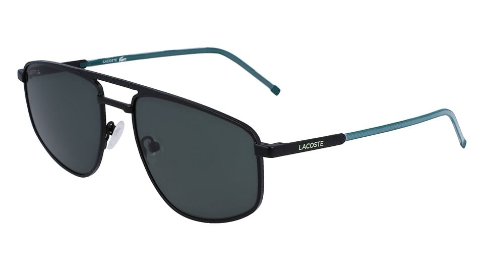 Lacoste L 254S 002 57 Erkek Geometrik Siyah Kombine Güneş Gözlüğü