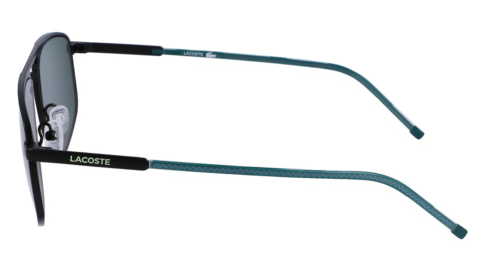 Lacoste L 254S 002 57 Erkek Geometrik Siyah Kombine Güneş Gözlüğü