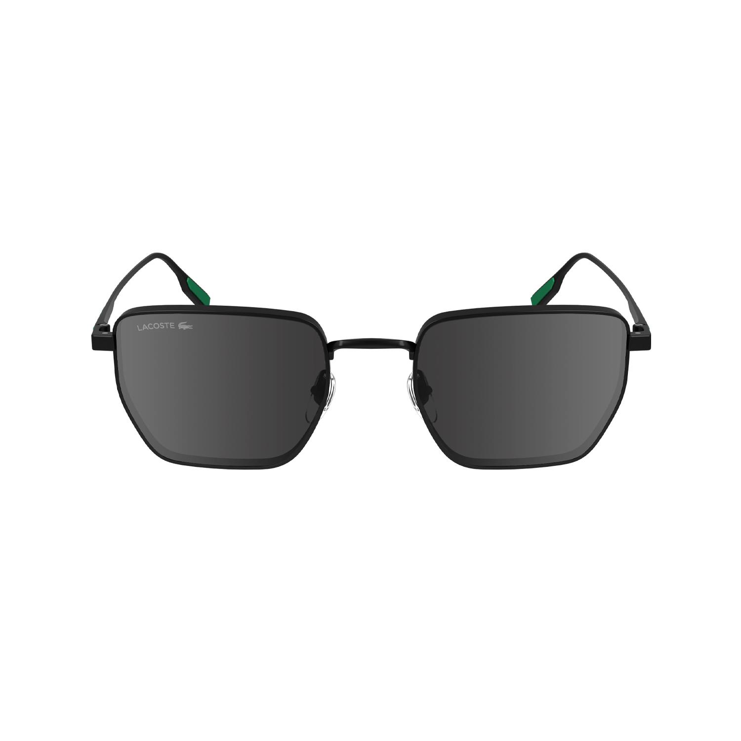 Lacoste L 260S 002 52 Erkek Dikdörtgen Siyah Metal Güneş Gözlüğü